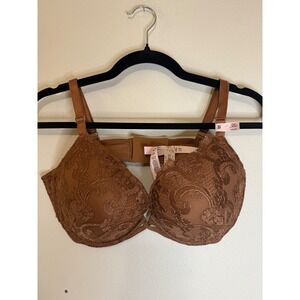 Victoria's Secret Dream Angels Wicked Push Up Caramel Lace Size‎ 38D NWT